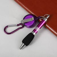 1 Piece Solid Color Class Learning ABS Plastic Casual Preppy Style Ballpoint Pen sku image 4