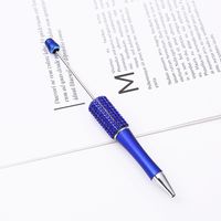1 Piece Solid Color Learning Daily ABS Plastic Casual Ballpoint Pen sku image 2