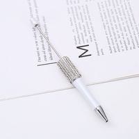 1 Piece Solid Color Learning Daily ABS Plastic Casual Ballpoint Pen sku image 10