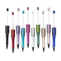 1 Piece Solid Color Class Learning ABS Plastic Casual Preppy Style Ballpoint Pen main image 2