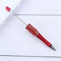 1 Piece Solid Color Learning Daily ABS Plastic Casual Ballpoint Pen sku image 1