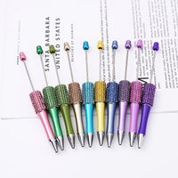 1 Piece Solid Color Class Learning ABS Plastic Casual Preppy Style Ballpoint Pen main image 4