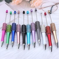 1 Piece Solid Color Learning Daily ABS Plastic Casual Ballpoint Pen main image 3