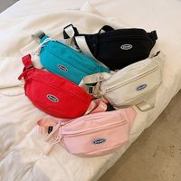 Unisex Classic Style Solid Color Oxford Cloth Waist Bags main image 6