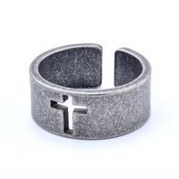 304 Stainless Steel Hip-Hop Streetwear Solid Color Rings main image 2