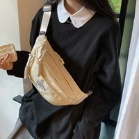 Unisex Classic Style Solid Color Oxford Cloth Waist Bags sku image 3