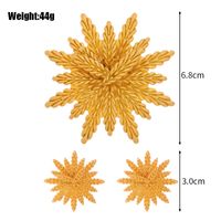 Elegant Lady Snowflake Alloy Women's Ear Studs Brooches main image 2