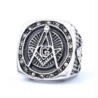 Hip-Hop Streetwear Letter 304 Stainless Steel Men's Rings sku image 3