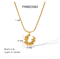 304 Stainless Steel 18K Gold Plated Simple Style Classic Style Commute Plating Grain Earrings Necklace main image 2