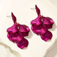 1 Pair IG Style Sweet Petal Plastic Drop Earrings main image 4