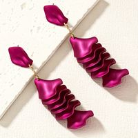 1 Pair IG Style Sweet Petal Plastic Drop Earrings main image 6