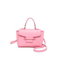 Women's Pu Leather Solid Color Vintage Style Classic Style Flip Cover Handbag sku image 3