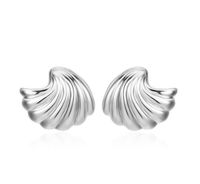 1 Pair Simple Style Classic Style Flower Plating 304 Stainless Steel Titanium Steel 18K Gold Plated Ear Studs main image 4