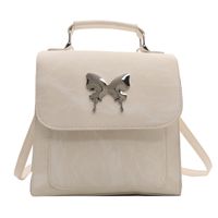 Women's Pu Leather Solid Color Vintage Style Classic Style Flip Cover Handbag sku image 2