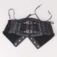 Simple Style Classic Style Solid Color Pu Leather Women's Corset Belts main image 4