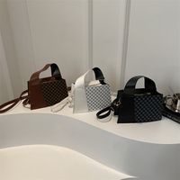 Women's Pu Leather Color Block Vintage Style Classic Style Zipper Shoulder Bag main image 5