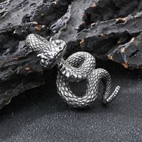 1 Piece 25*47mm 304 Stainless Steel Snake Pendant Chain main image 6