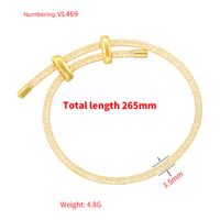 Copper 18K Gold Plated Casual Classic Style Shiny Plating Inlay Round Zircon Tennis Bracelet main image 2