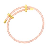 Copper 18K Gold Plated Casual Classic Style Shiny Plating Inlay Round Zircon Tennis Bracelet sku image 3