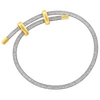 Le Cuivre Plaqué Or 18K Décontractée Style Classique Brillant Placage Incruster Rond Zircon Bracelet Tennis sku image 4