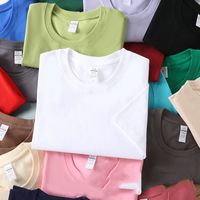 Unisex T-shirt Short Sleeve T-shirts Patchwork Basic Solid Color main image 10