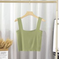 Women's Racerback Tank Tops Tank Tops Fashion Solid Color main image 3