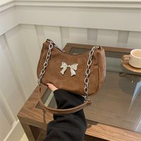 Women's Pu Leather Solid Color Vintage Style Classic Style Zipper Shoulder Bag main image 3