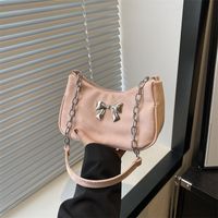 Women's Pu Leather Solid Color Vintage Style Classic Style Zipper Shoulder Bag main image 6