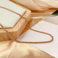 Klassischer Stil Geometrisch Titan Stahl Überzug Halskette sku image 4