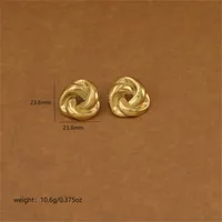 1 Pair Casual Commute Triangle Polishing 304 Stainless Steel 18K Gold Plated Ear Studs main image 2