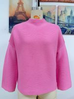 Women's Sweater Nine Points Sleeve Sweaters & Cardigans Casual Solid Color main image 2