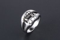 IG Style Retro Cool Style Teeth 304 Stainless Steel Polishing Men's Rings main image 8