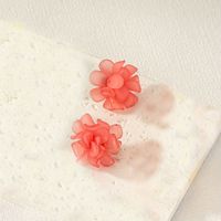 1 Pair Lady Vacation Petal Arylic Plastic Ear Studs main image 6