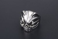 IG Style Retro Punk Skull 304 Stainless Steel Polishing Men's Rings main image 6