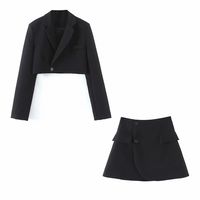 Women's Long Sleeve Blazers Elegant Classic Style Solid Color main image 2