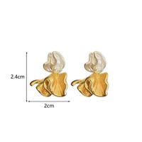 1 Pair Elegant Modern Style Classic Style Flower Inlay Alloy Copper Imitation Pearl Ear Studs main image 2