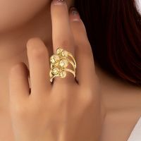 Simple Style Streetwear Round Alloy Wholesale Rings main image 7