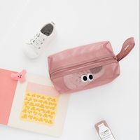 Basic Simple Style Solid Color PVC Storage Bag Makeup Bags sku image 7