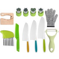 Casual Solid Color Plastic Chopping Board Fruit Knife 1 Set sku image 12