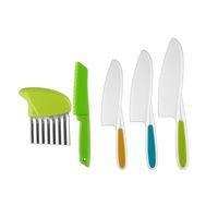 Casual Solid Color Plastic Chopping Board Fruit Knife 1 Set sku image 3