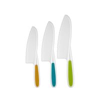 Casual Solid Color Plastic Chopping Board Fruit Knife 1 Set sku image 1