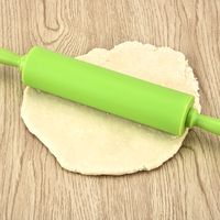 Casual Solid Color Silica Gel Rolling Pin 1 Piece main image 4
