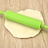 Casual Solid Color Silica Gel Rolling Pin 1 Piece sku image 6