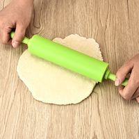 Casual Solid Color Silica Gel Rolling Pin 1 Piece main image 5