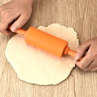 Casual Solid Color Silica Gel Rolling Pin 1 Piece main image 2