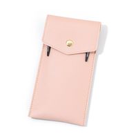 Solid Color Pu Learning Simple Style Pencil Case sku image 3