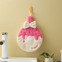 Cute Donuts Coral Fleece Hand Towel sku image 3