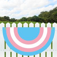 Vintage Style Simple Style Colorful Rainbow Polyester Flag main image 2