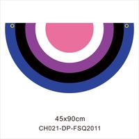Vintage Style Simple Style Colorful Rainbow Polyester Flag sku image 11