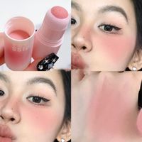 Cute Solid Color Plastic Blusher main image 4